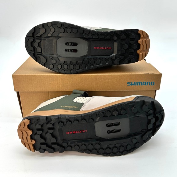 Shimano‎ SH-GE700 Enduro Shoes Mens Size 7 (EU 40) SPD Light Gray MTB Trail NEW main image 4